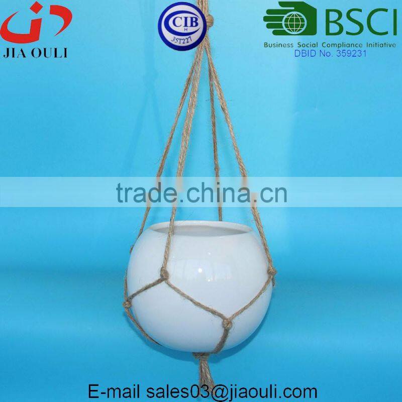 BSCI Audit Factory Sky planter hanging flower pot for home and garden decorations