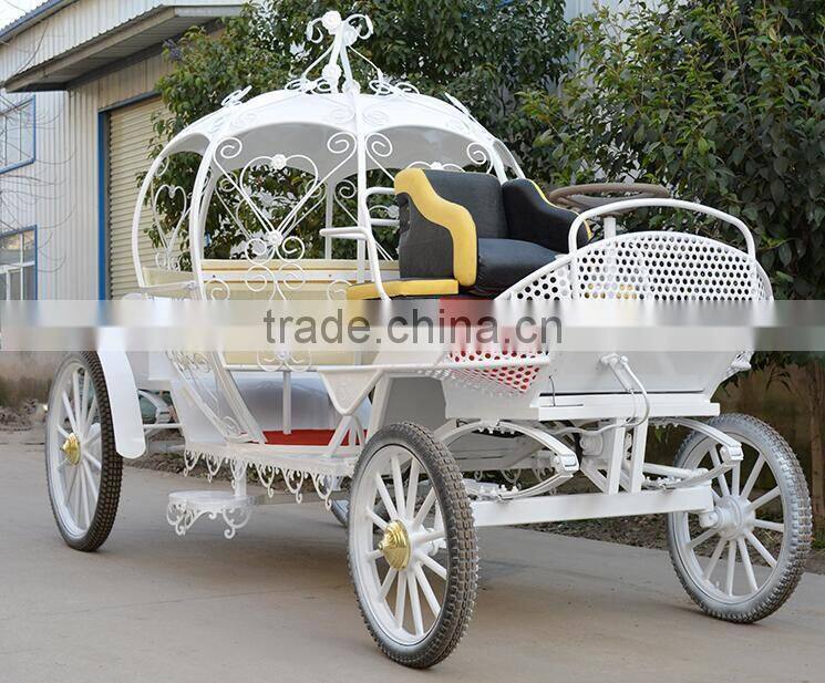 European style pumpkin princess carriage scenic spot exhibition hall, photography props wedding electric carriage(BG11-M097)