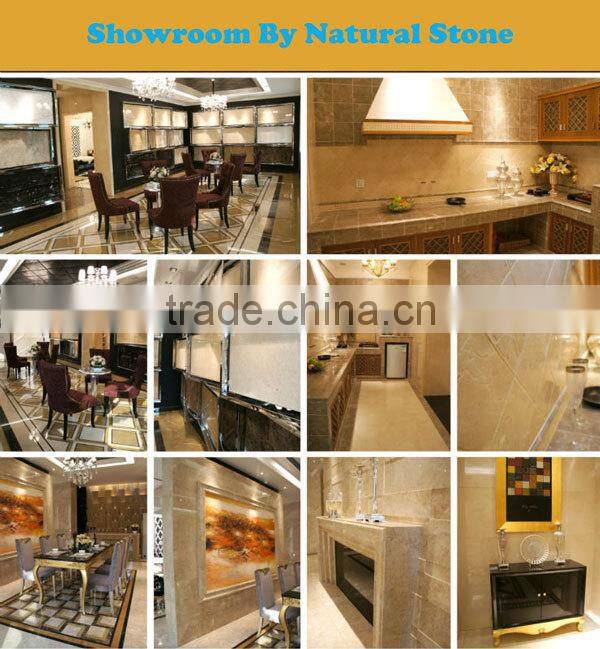 Customized polished marble waterjet flower pattern marble floor design