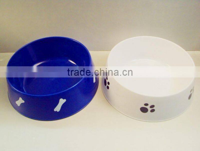 Plastic pet bowl/dog food bowl/cat food bowl