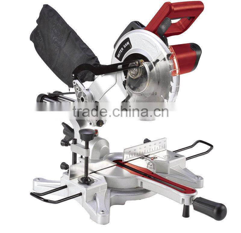 254mm 10" 1800W Aluminum Cut Off Slide Compound Miter Saw Eectric Power Laser Cut Wood Saw