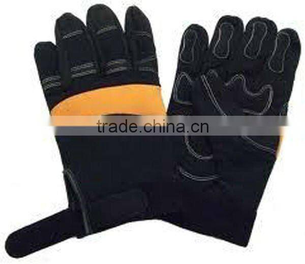 Fingerless Safety Sport Mechanic Glove
