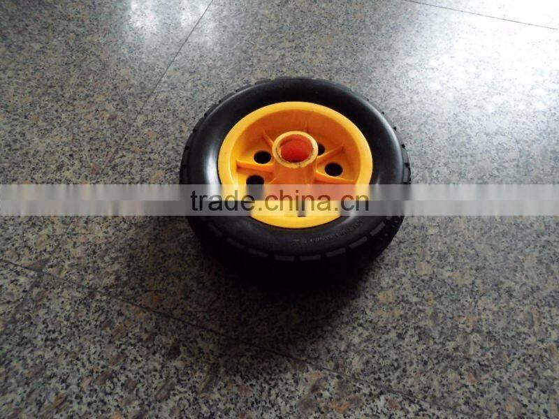 solid rubber wheel Tyre and plastic rim 3.50-8