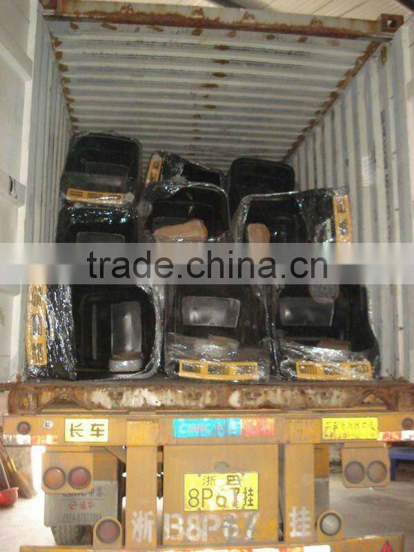 export HDPE black wheelie barrow garden cart two wheel bin