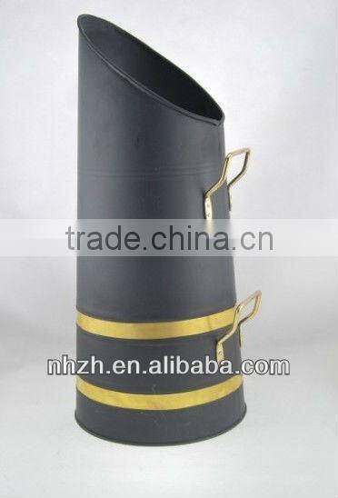 household fireside metal matte black coal scuttles