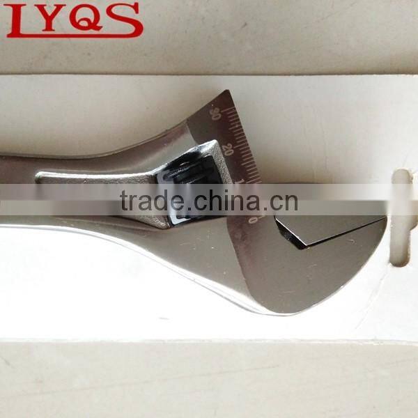 Forged carbon steel adjustable wrench/clyburn spanner for industial