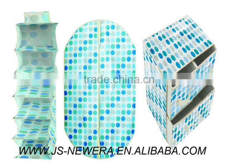 simple bedroom new modern style fashion non-woven clothes storage box