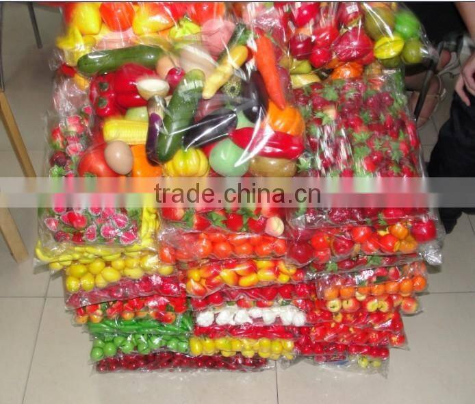 3 Realistic Artificial Bell Peppers Fake Faux Fruits and Vegetables