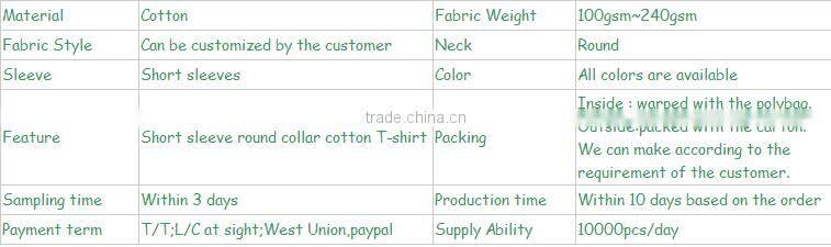 awesome high quality supplier factory direct sale t-shirt