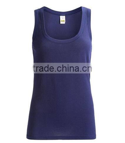 Classic ladies rib tank top manufacturer in china