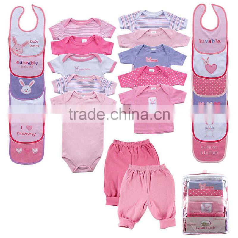 New Style Baby Clothing 100% Cotton organic plain OEM ODM offered