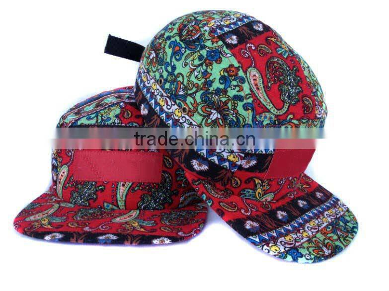 custom fashion zebra stripes flat snapback caps