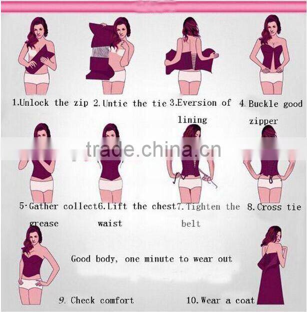 Victoria Brown Steampunk Leather neck slimming corset