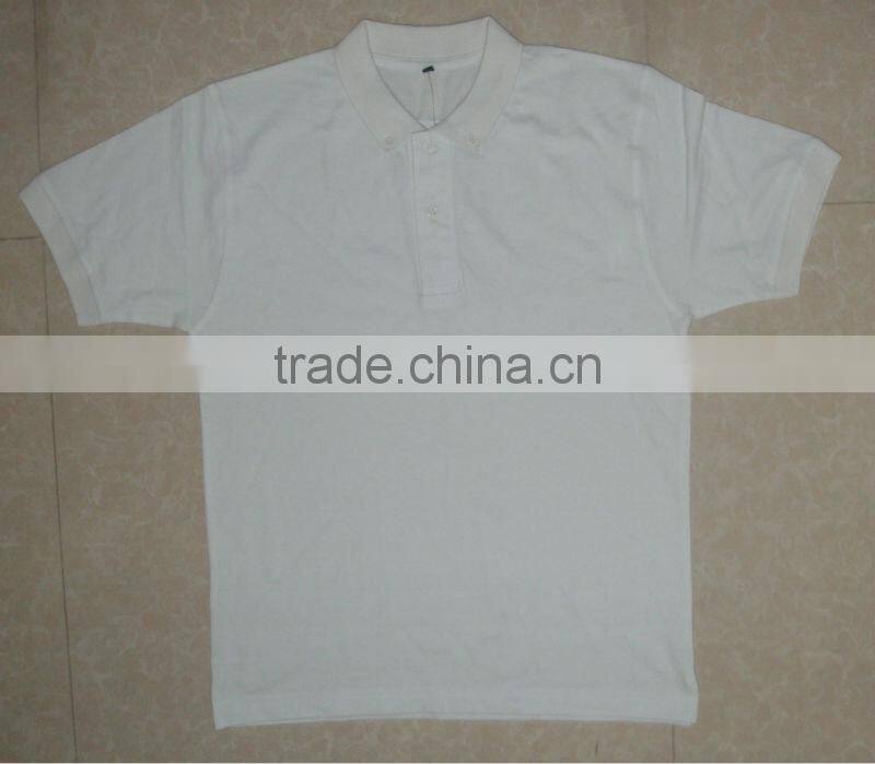 Cotton Pique Polo, 100%cotton blank polo t-shirt .