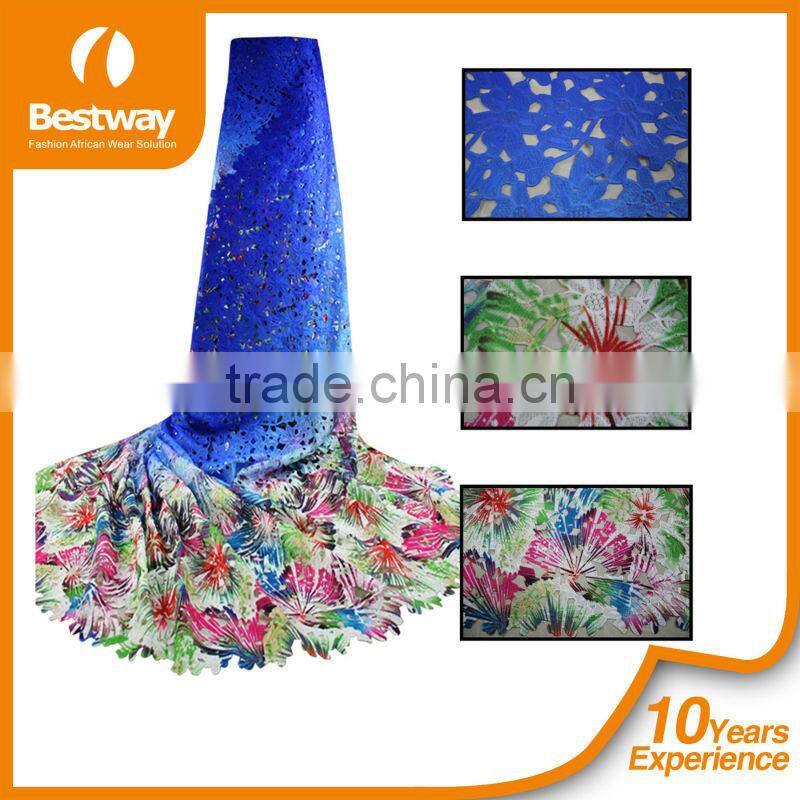 2015 New Fashion Nigerian French Lace Styles with Wholse Price Fabric from Bestway FL0057