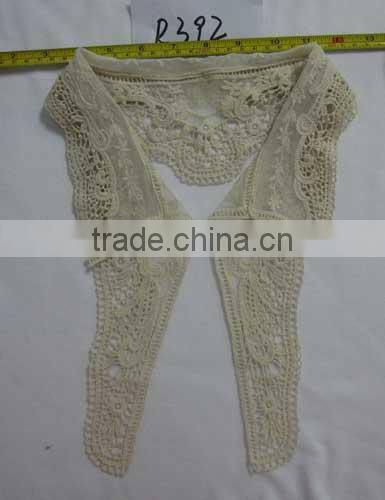 ladis cotton crochet lace neck collar patch for T-Shirt