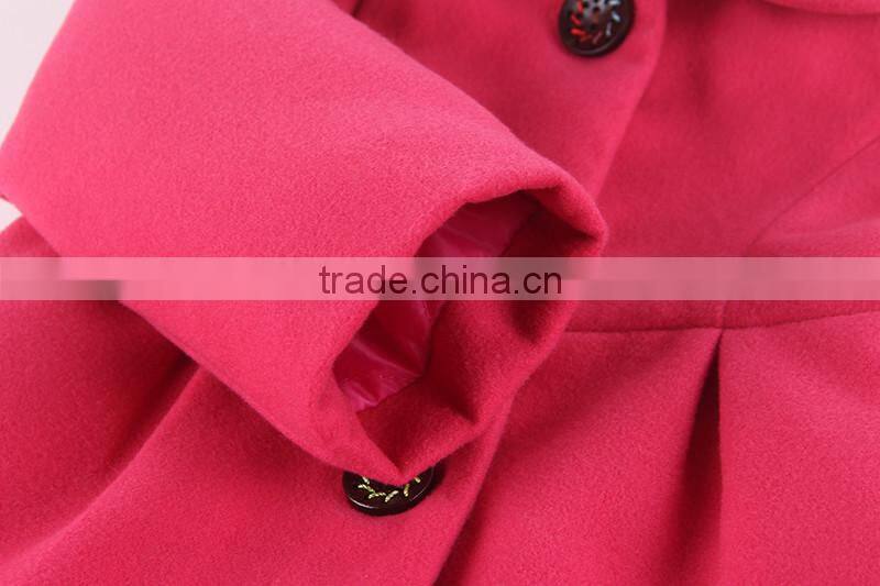 new arrival children winter coat wholesale price warm long wave design kids winter coat