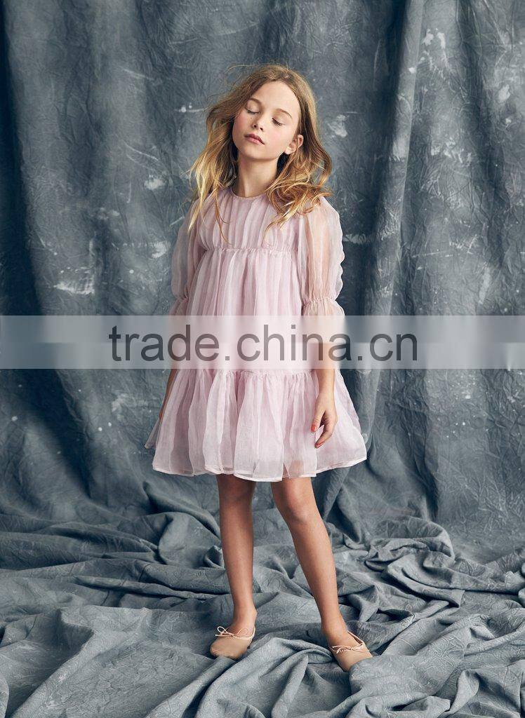 Fashion Baby children's product Tulle girls party dresses flower Princess party Dress