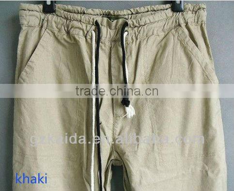 Casual Cotton and linen pants for man