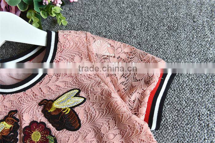 SS-974G Korean style children clothes guangzhou children's clothing frocks designs for baby girl