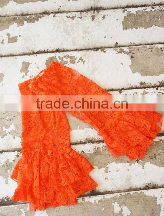 Ruffler Layers Lace Fabric Leg Warmer Leggings Hot Selling Products