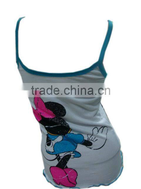 Fashion sexy women singlet with bows