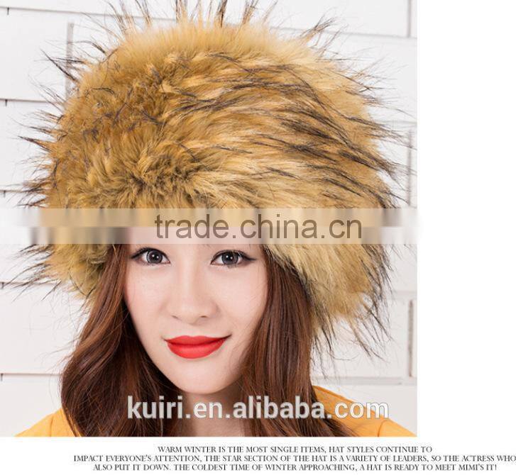 Wholesale Real Mink Fur Pom Poms Knitted Hat Ball Beanies Winter Hat For Women Girl 'S Wool Hat Cotton Thick Female Cap