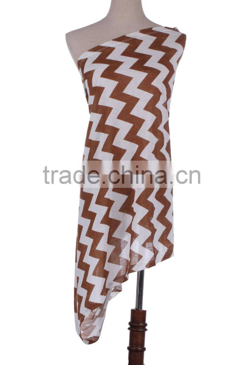 Jersey Chevron Enternity Nursing Cover Scarf