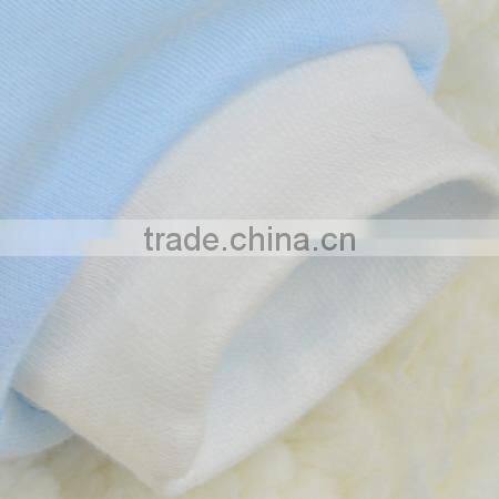 2015 hot sale cotton newborn solid unisex baby glove