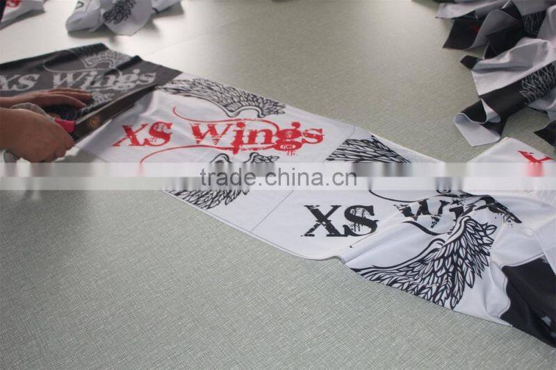 Custom sublimated microfiber golf towel with hook golf cleaning cloth towel made in china wholesale