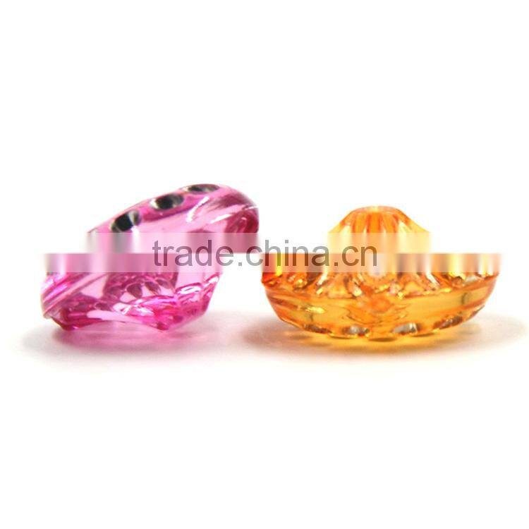 Colorful 12.5mm Garment Button With Rhinestone Fashion Buttons For Clothes