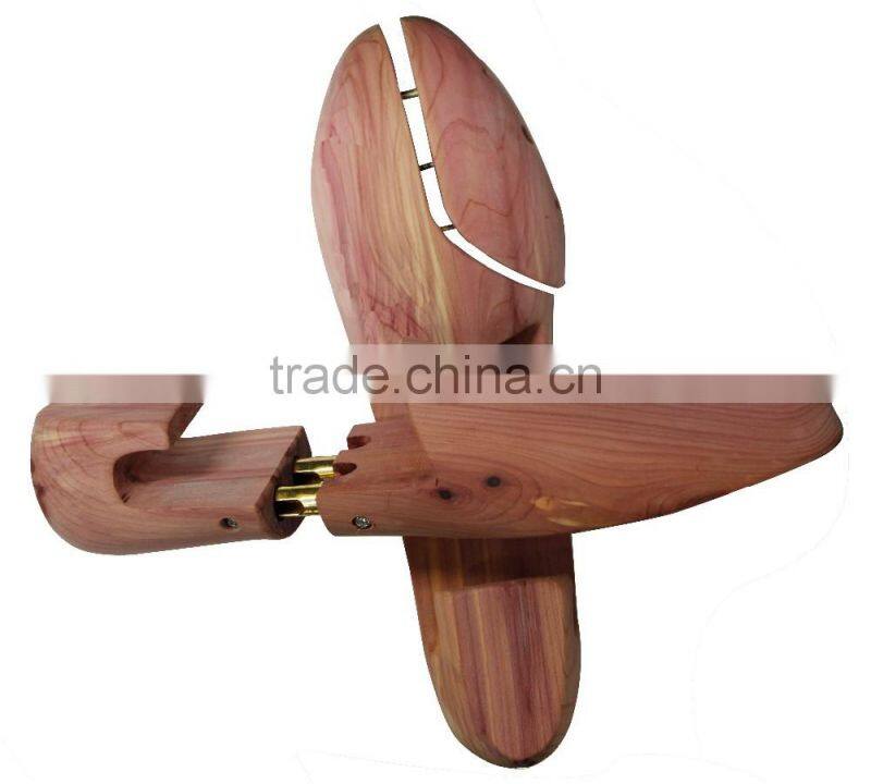 Metal cap high quality assorted sizes cedar shoe tree