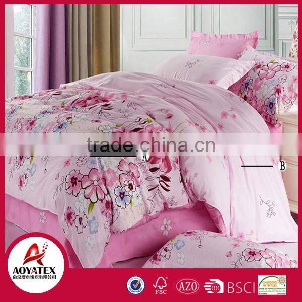 100% Recycled polyester stock cheap wholesale bedding comforter sets