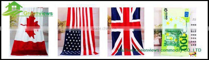 Custom Print Beach Towel 100% Cotton Printed Towe national flag printing beach towels flag beach towel