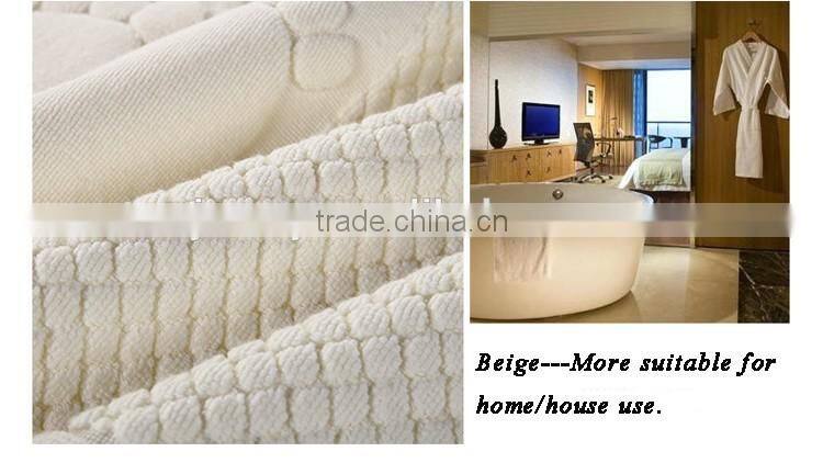 Luxury hotel water absorbent bath mat set