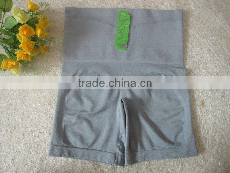 High waist seamless straight Angle pants nylon cotton spandex