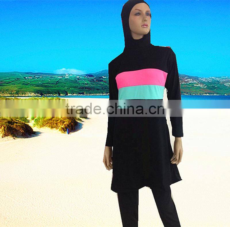 Wholesale plus size swim suit women swimwear muslim swimsuit