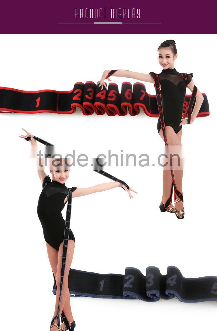 2017 Elastic dancing bands / Latin resistance band, yoga fitness for assist body building