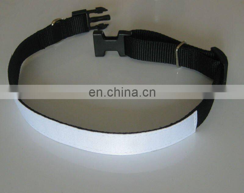 pet products pet assessories white dog collar and leashes with switch