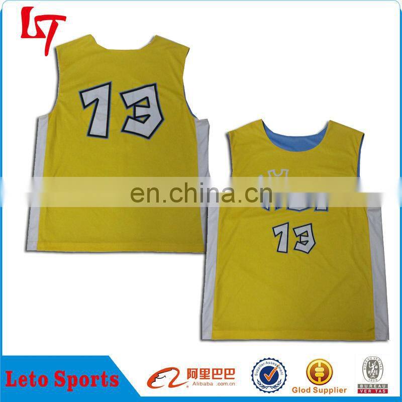 Cheap Custom Label Unisex Mesh Wicking Lacrosse Jersey&Pinnie/Sublimation Sleeveless Lacrosse Reversible Jerseys