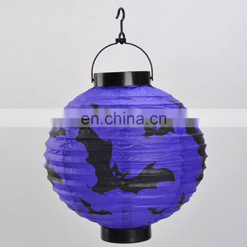 Halloween Party Decoration purple round paper lantern