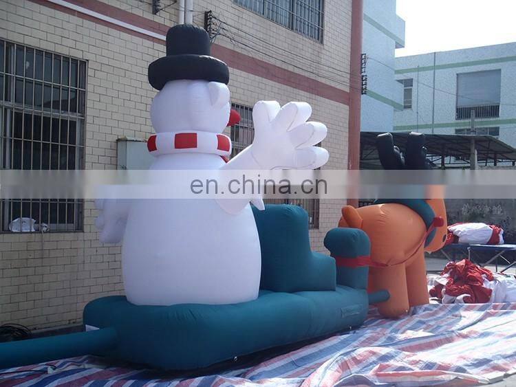 NEW Inflatable Christmas John Deere Model And Snow Man Decorations