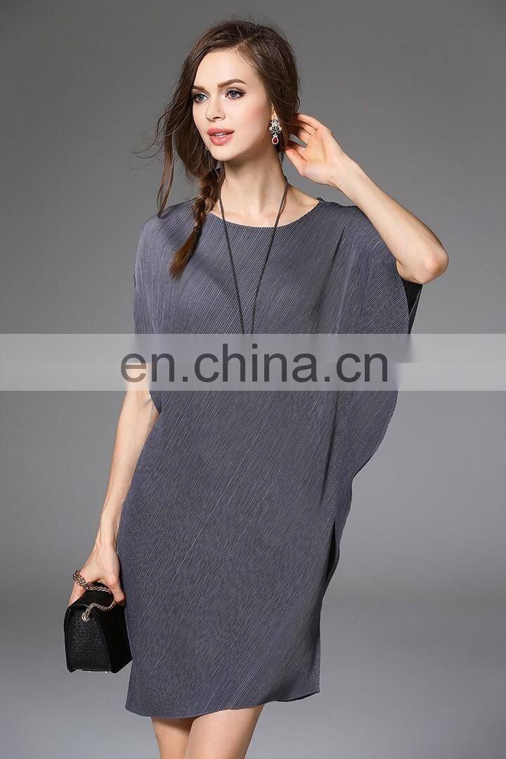 OEM service latest fashion pleats clothes women pleats issey dress
