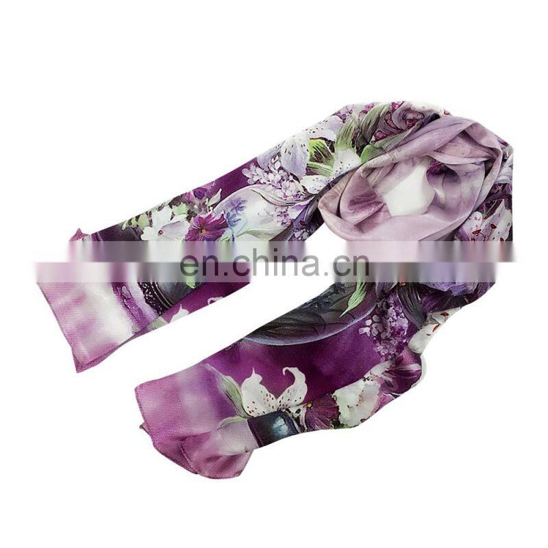 High Quality Fashion Super Soft Elegant Silk Scarf
