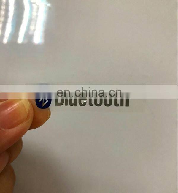 Metallic colorful adhesive stickers for bluetooth speaker