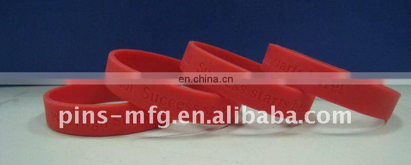 cheap debossed full color funny silicone wristbands