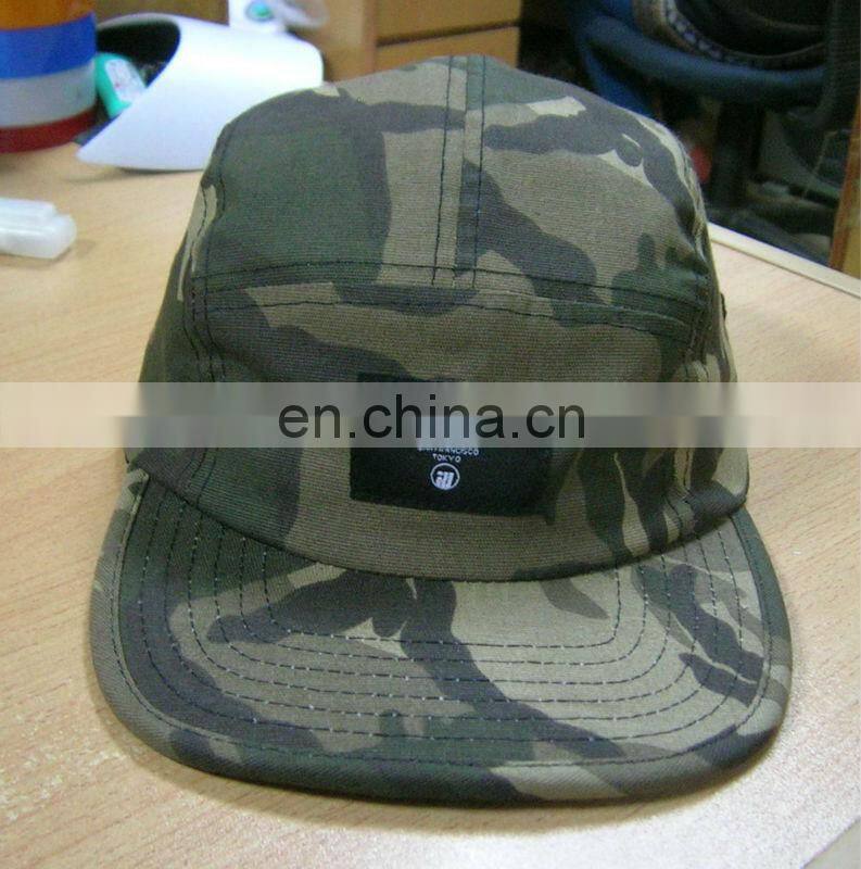 5 panel camp camo hat