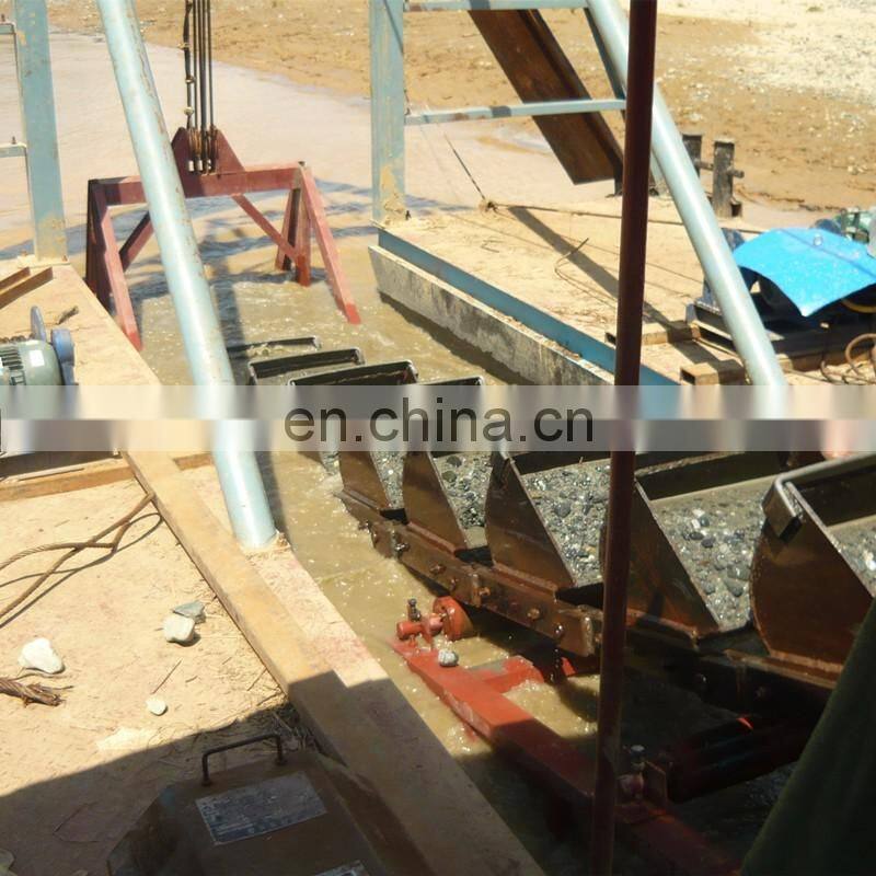 Bucket chain gold suction dredge for sale