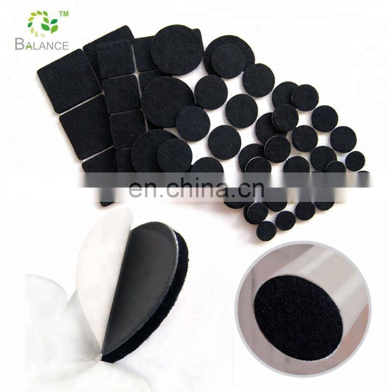 Easy slide adhesive chair felt pad furniture feet protector