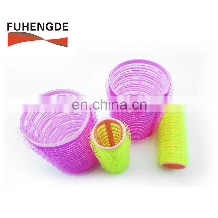 Fashion hair accessories reusable magic curler diy plastic hair roller